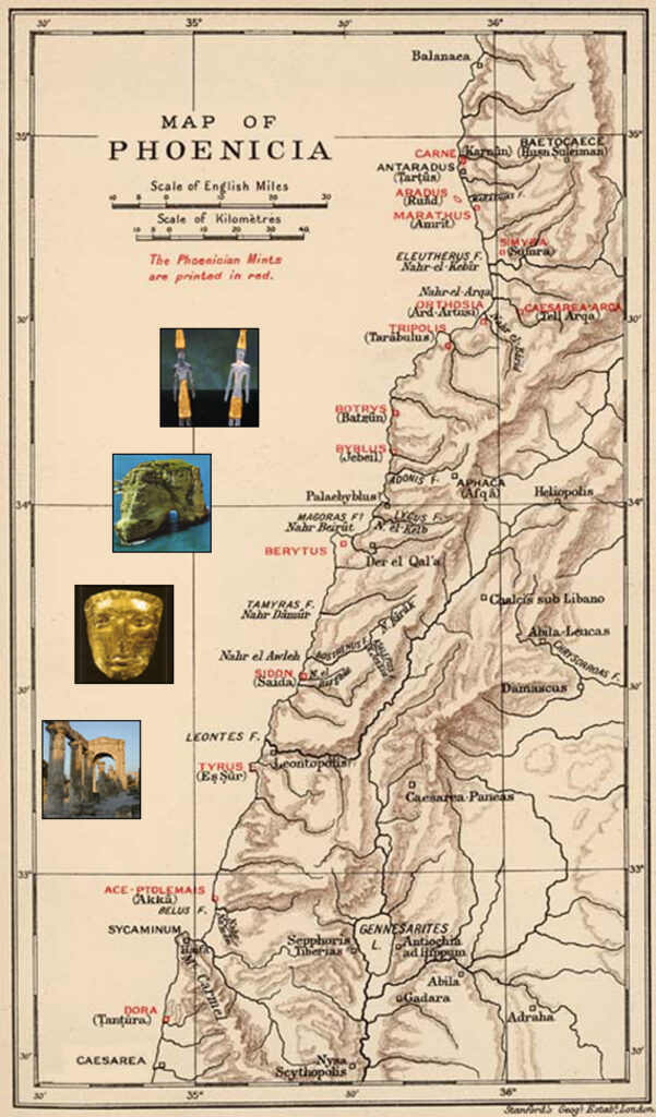 Phoenicia Map Roman Phoenicia